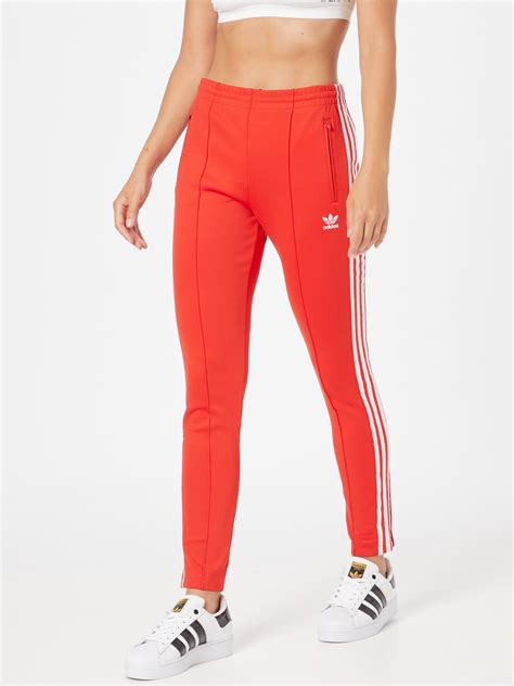 rood adidas broek|adidas sportbroeken retro.